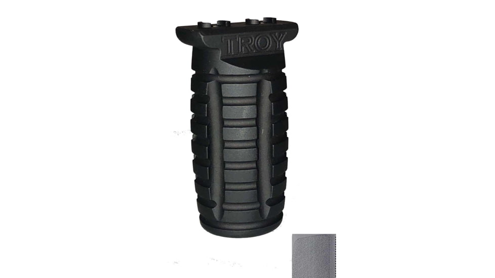 Troy Industries SOCC VFG 3in Vertical Forward Grip, Robust Low Profile, Grey, SGRP-FG3-F0YT-00
