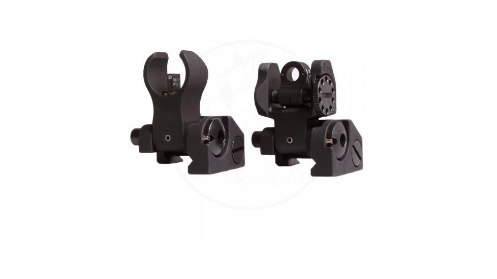 DEMO, Troy MICRO Set -Tritium HK Front and Round Rear, Black, SSIG-IAR-STBT-00