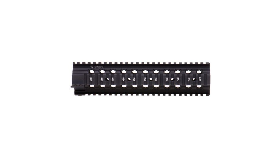 Troy 10 in. Mid Length Extended Modular Rail Forend for LPGB - Black 