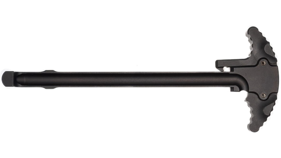 Troy Pneuma AR-15 Charging Handle, 223 Caliber, Gas Divert Ambidextrous, Aluminum, Black, SCAH-ACH-50BT-00