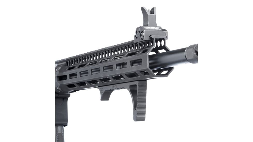 Troy OpticsPlanet Exclusive Angled MLOK Foregrip, AR-15, Aluminum, Black, SGRI-ANG-A0BT-00