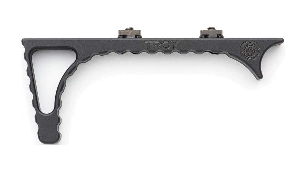 Troy OpticsPlanet Exclusive Angled MLOK Foregrip, AR-15, Aluminum, Black, SGRI-ANG-A0BT-00