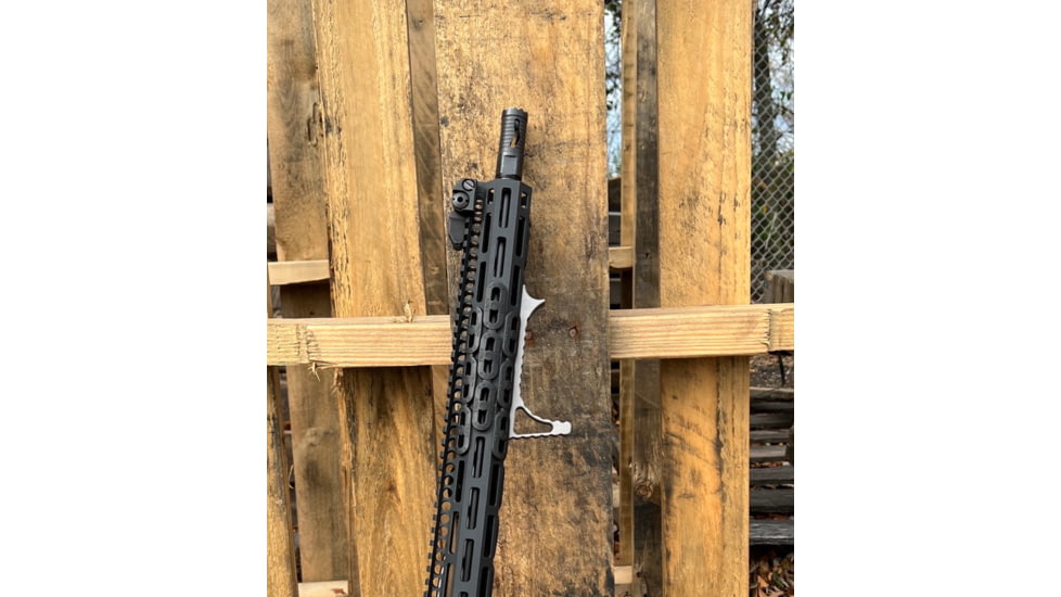 Troy OpticsPlanet Exclusive Angled MLOK Foregrip, AR-15, Aluminum, Grey, SGRI-ANG-A0GT-00