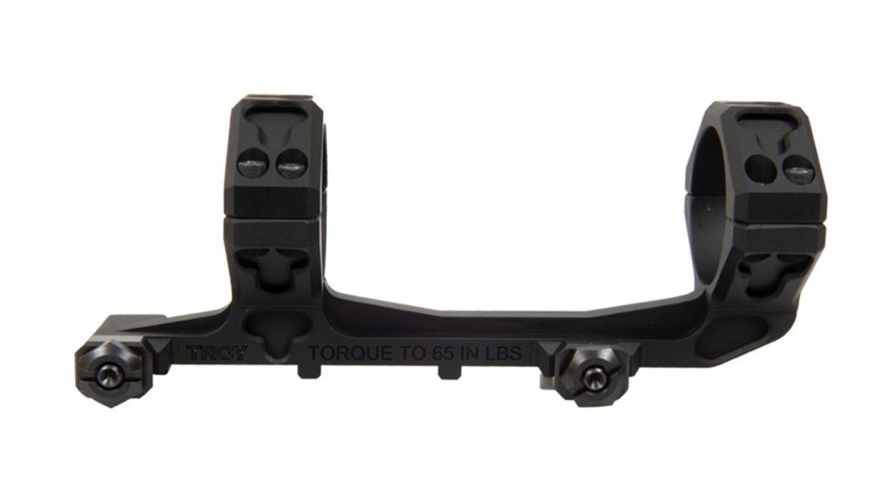 Troy Scope Mount Assembly, 35MM, 0MOA, Black, SSCM-35M-00BT-00