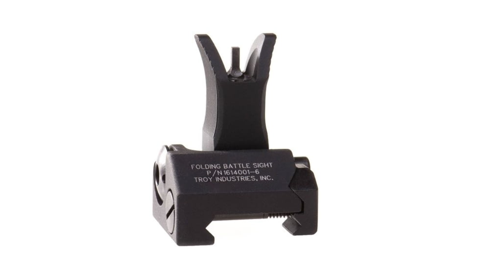 Troy Tritium Folding Front Battle Sight, M4, Black, SSIG-FBS-FMBT-01