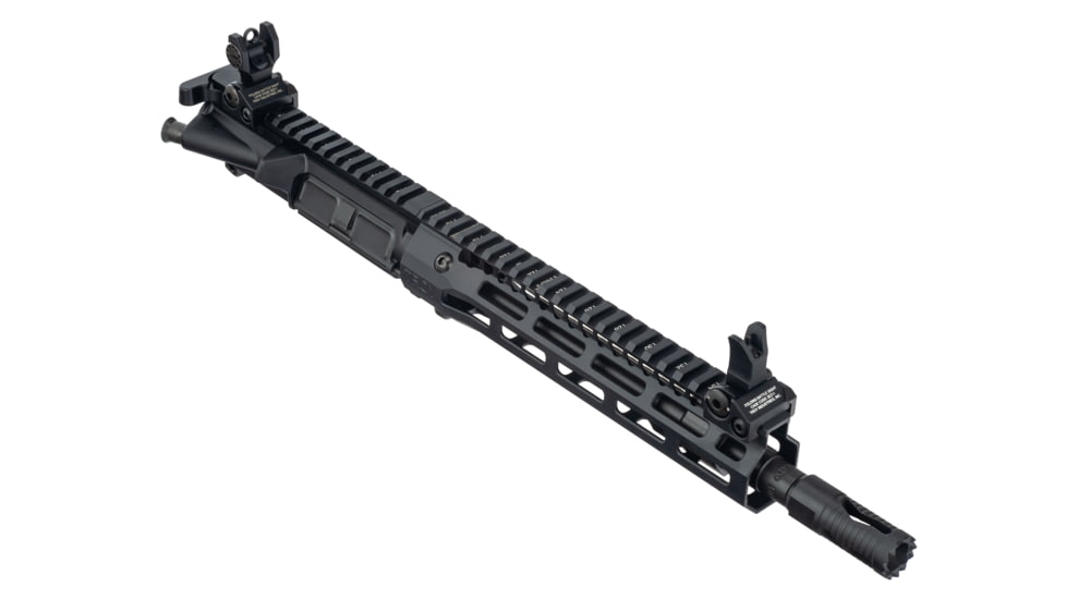 Troy Upper Receiver Kit, 10.5in Barrel, SOCC Handguard, 9.25in, A4, w/Sights, Black, SUPG-A4S-10BT-00
