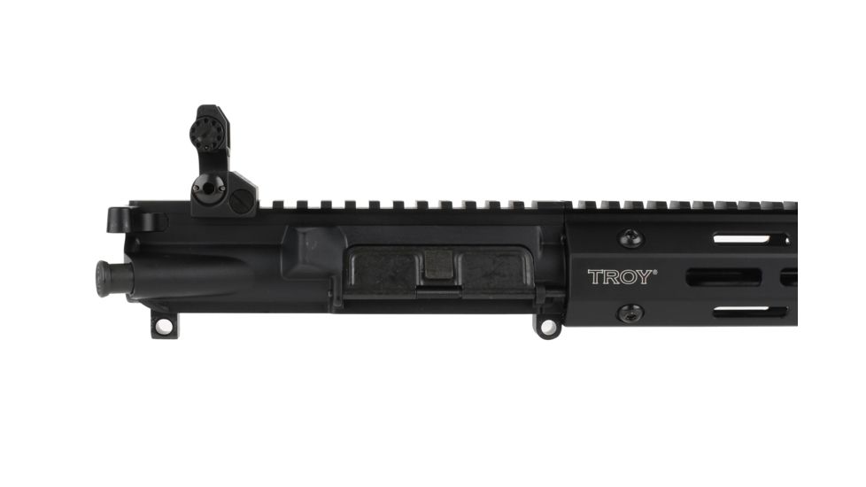 Troy Upper Receiver Kit with Medieval Flash Suppressor, 5.56, 16 w/13 M-LOK Rail and Folding Sights, Black, SUPG-5MF-16BT-00