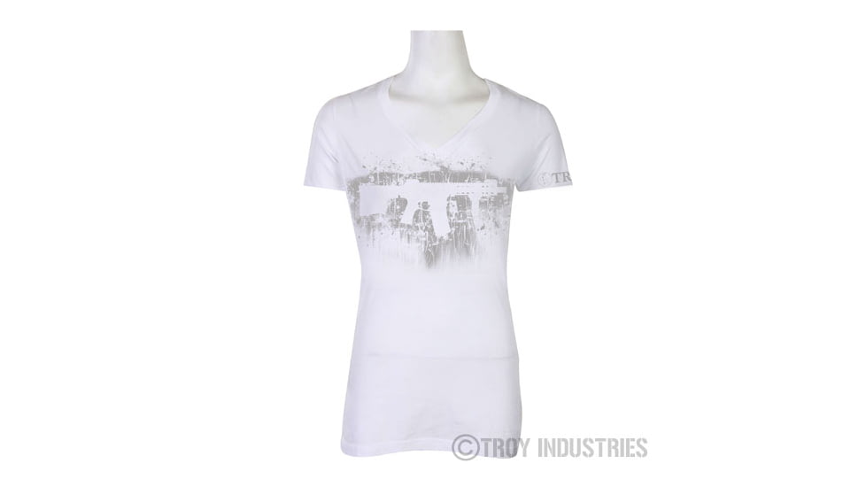 Troy WoMen's Silhouette V-Neck White - 2XL STSH-WM7-02WT-00