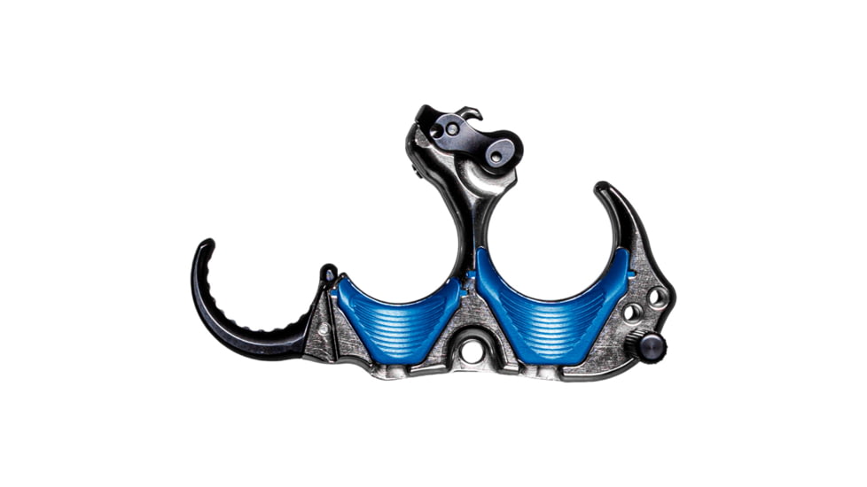 TRU Ball Aileron HBC Flex Release Blue/Quick Silver Brass 3 Finger Medium, 1502869