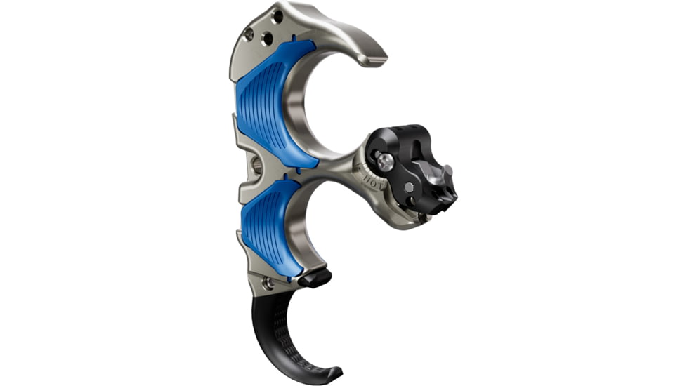 TRU Ball Aileron HBC Flex Release Blue/Quick Silver Brass 3 Finger Medium, 1502869