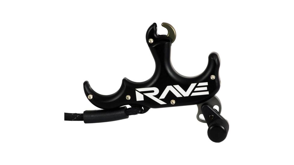 TRU Ball Rave Release 3 Finger, Black, Medium 86954