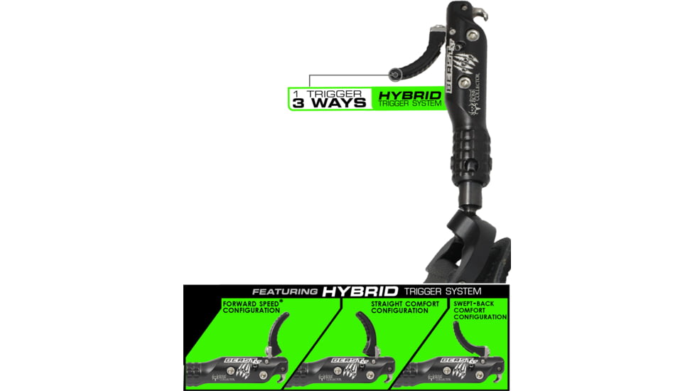 TRU Ball Bone Collector Beast XT Hybrid Release 1408219, Black, X-Large, BCHV-BK-XL