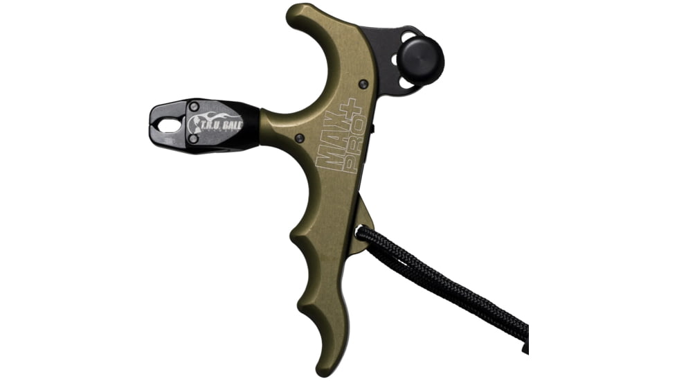 TRU Ball Max Pro Plus Tactical 4 Finger Bowhunting, Green, TMPP-TB