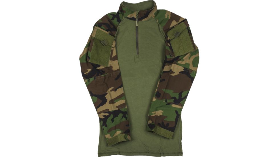 TRU-SPEC 1/4 Zip Tactical Response Combat Shirt - Men's, Woodland, ML, 2545024