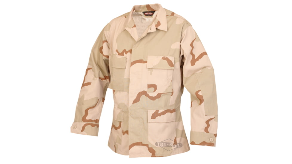 Tru-Spec 100% Cotton BDU Jacket - Men's, Desert 3-Color, 2XL, Regular Length 1897007