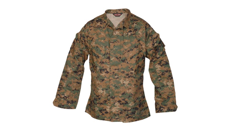 Tru Spec 1928003 Woodland Digital Polycotton Twill Battle Shirt Small