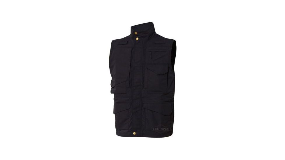 Tru-Spec 24-7 Black Tactical Vest, Black, Large 2830005