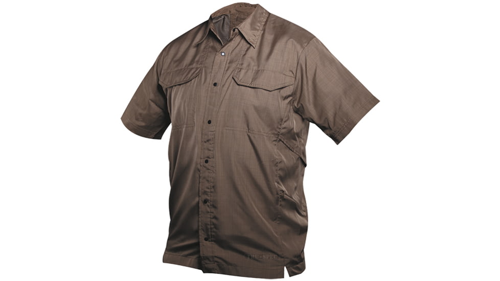 Tru-Spec 24-7 Camp Shirt 100% Poly, Coyote, XLarge Regular 1234006