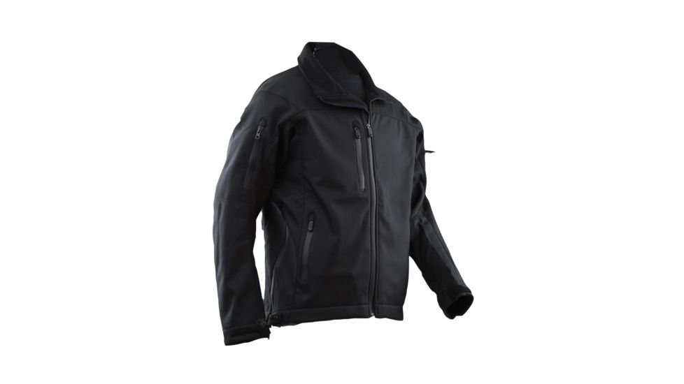 TRU-SPEC 24-7 LE Softshell Jacket, 100% Polyester - Men's, Black, Medium, Regular, 2088004