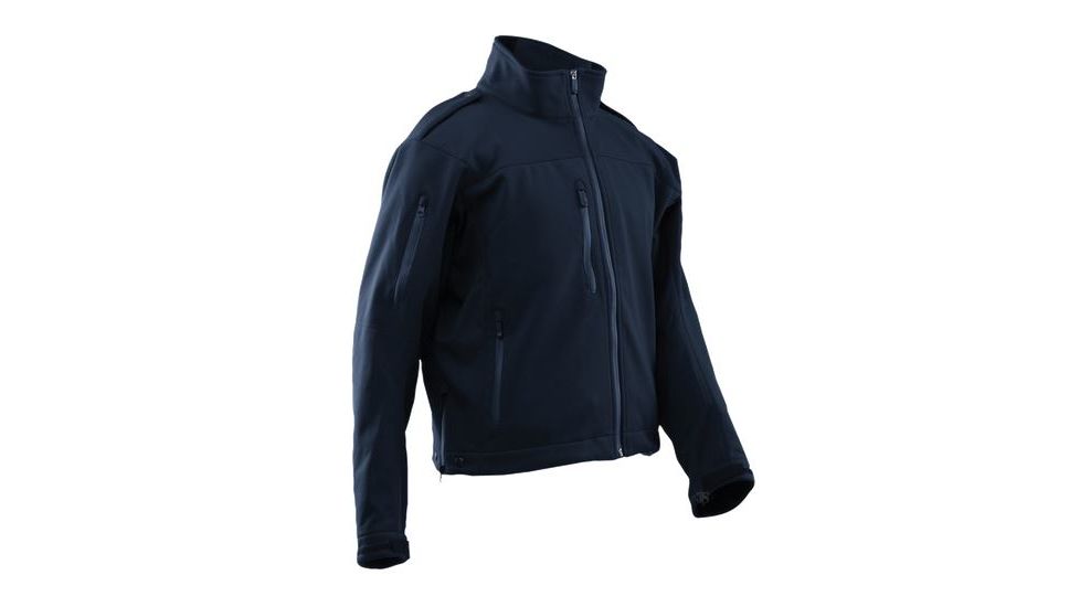 TRU-SPEC 24-7 LE Softshell Jacket, 100% Polyester - Men's, Navy, Extra Small, Short, 2094002