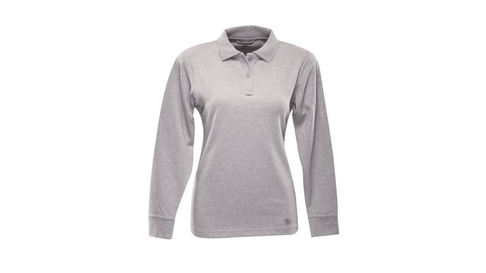 Tru-Spec 24-7 Long Sleeve Polo Shirt- Women's, Heather Grey, Ex Large, Reg Len 4400006