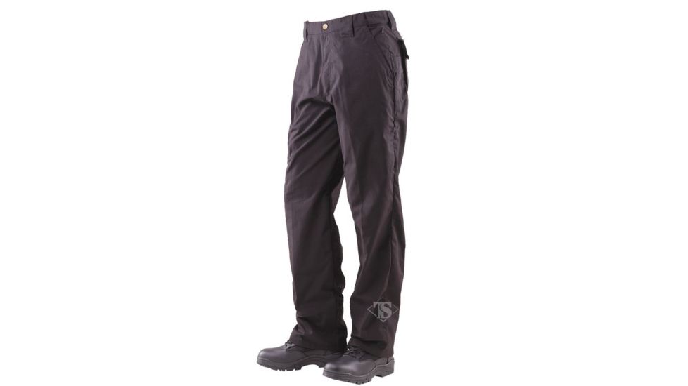 Tru-Spec 24-7 Men's Classic Pants, Teflon, PolyCotton RipStop, Black, 44x32 1186010