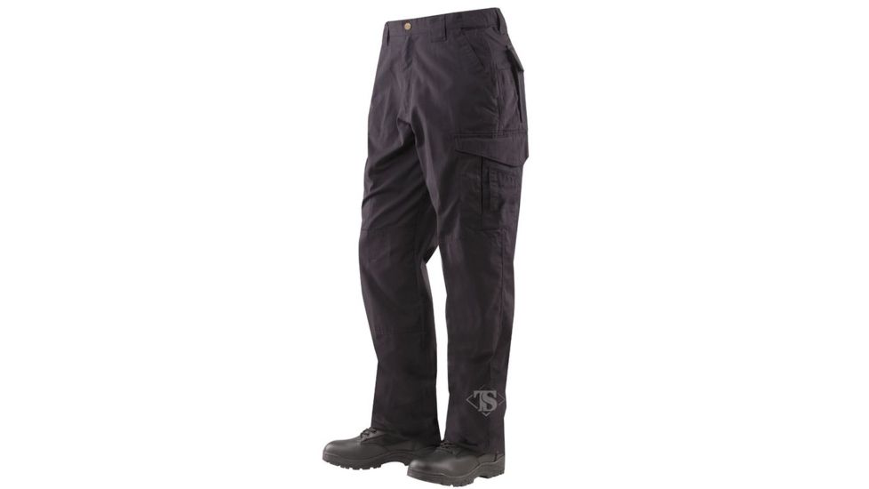 Tru-Spec 24-7 Men's EMS Pants, Teflon, PolyCotton RipStop, Black, 28x37 1121082