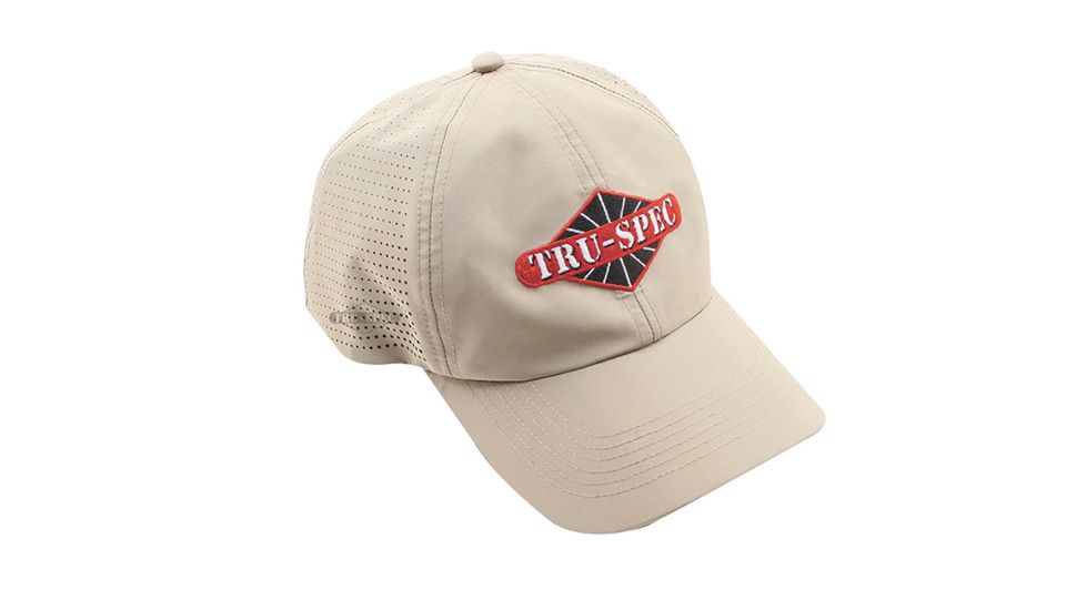 Tru-Spec 24-7 Quick-Dry Operators Cap, Embroidered 100% Poly, Khaki, OSFM 3339000