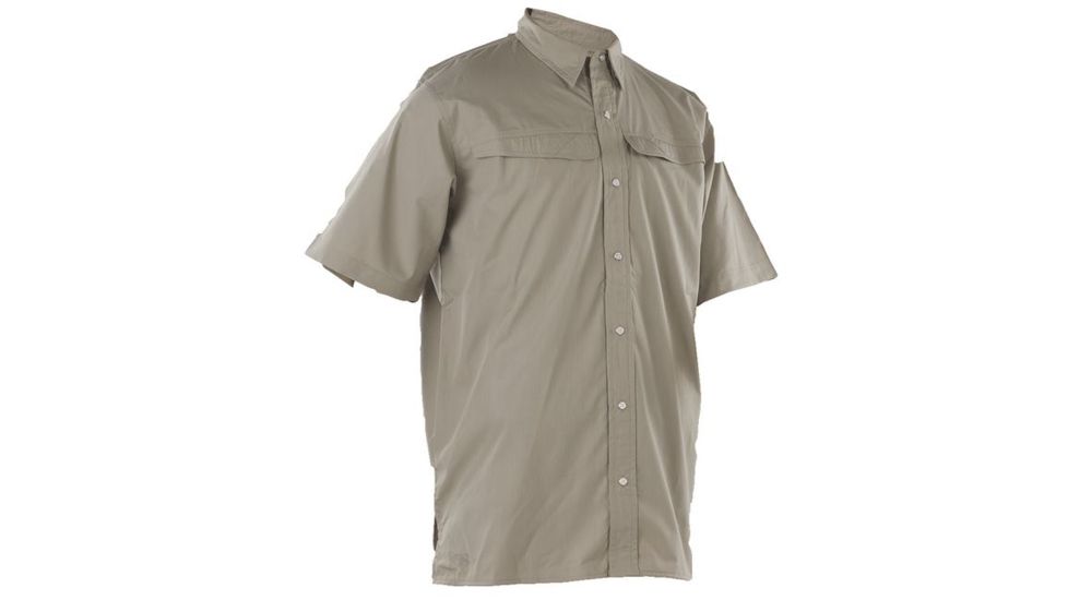 Tru-Spec 24-7 Series Pinnacle Shirt, S/S, Khaki, M 1348004