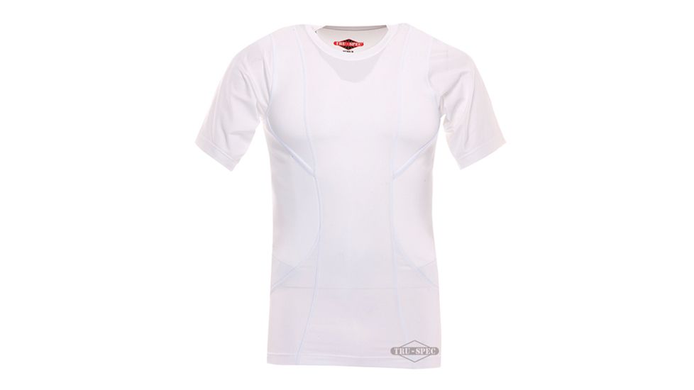 Tru-Spec 24-7 SL Concealed Holster Shirt 85/15 Poly Spandex, White, XLarge Regular 1225006