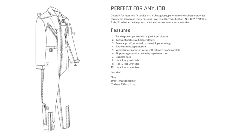 Tru-Spec 27-p Flight Suit, Tru 27-P Khaki, XL-Regular 2662006