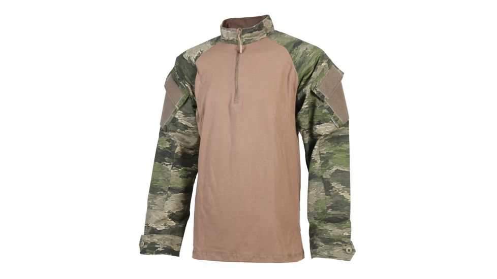 TRU-SPEC A-TACS Xtreme BDU 1/4 Zip Combat Shirt - Mens, A-Tacs Ix, Extra Small, Regular, 1777002
