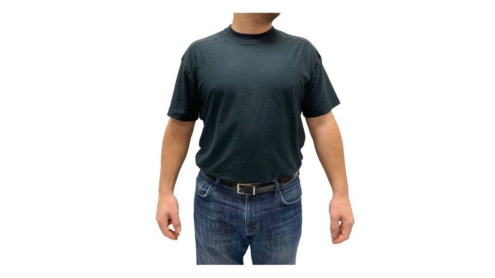 TRU-SPEC Baselayer Crew T-shirt, Gray Heather, 9804006