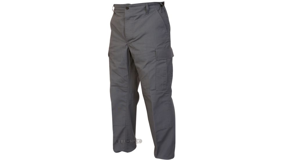 TRU-SPEC BDU 65/36 Poly/Co Rip Pants - Men's, Charcoal, 2XL, Long, 1308027