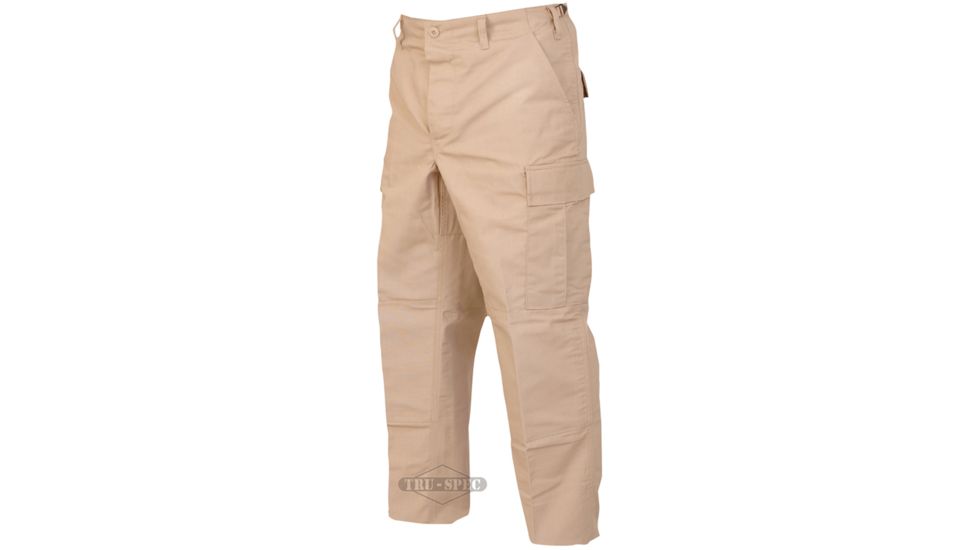 TRU-SPEC BDU 65/36 Poly/Co Rip Pants - Men's, Khaki, 3XL, Long, 1314028