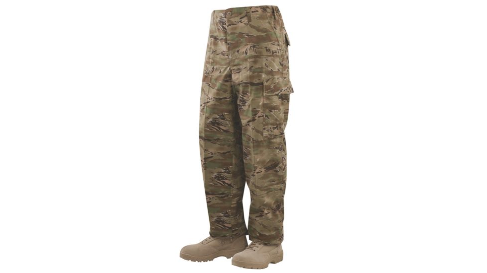 Tru-Spec BDU Pants, NYCO R/S BDU, All Terrain Tiger Stripe, Small, Regular 1219003
