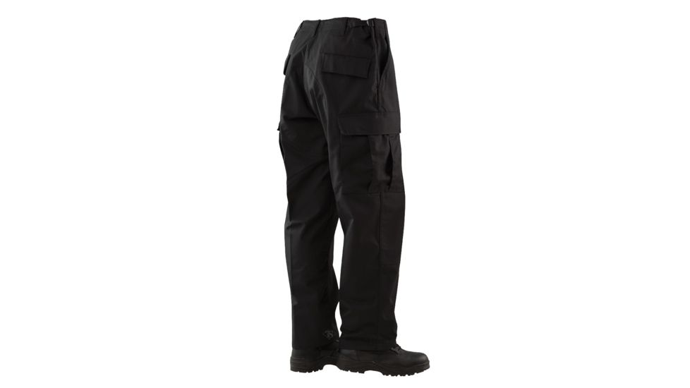 TRU-SPEC BDU 65/36 Poly/Co Rip Pants - Men's, Black, Large, Short, 1324045