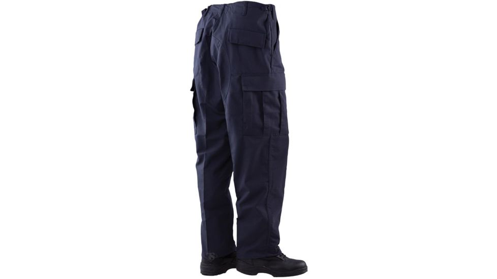 TRU-SPEC BDU 65/36 Poly/Co Rip Pants - Men's, Navy, Medium, Regular, 1335004