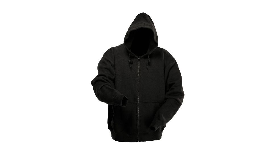 Tru-Spec Chs-5S Concealed Carry Hoodie Sweatshirt 80/20 Cotton Poly Fleece, Black, Large Regular 2648005