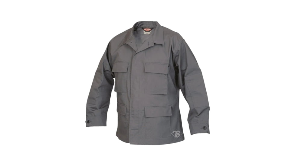 TRU-SPEC Classic BDU Coat 65/35 Rip Stop Jacket - Men's, Charcoal, XLL, 1306026