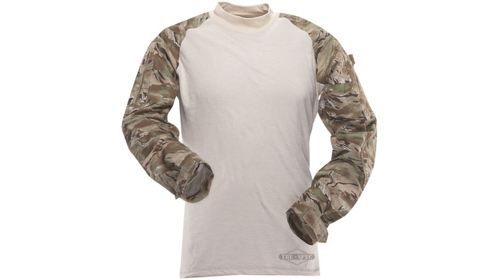 Tru-Spec Combat Tru Shirt ALarge, Long Ter Tiger Stripe Nyco Rip Stop, XLarge, Regular 2556006