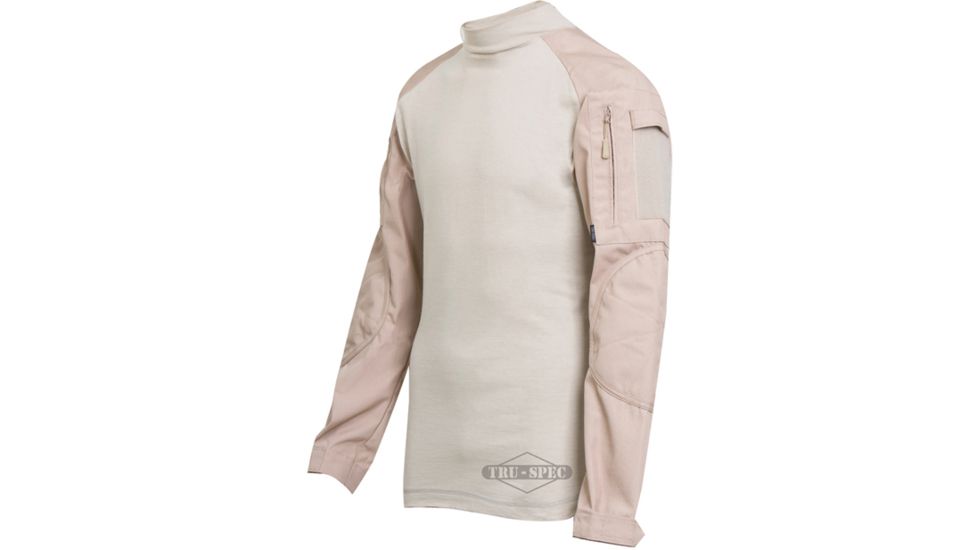 Tru-Spec Combat Tru Shirt Kahki P/C Rip Stop, Medium, Regular 2554004