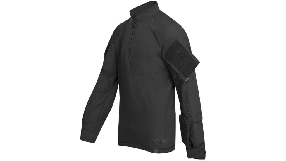 Tru-Spec Combat Tru Xtreme Shirt Black Nyco Rip Stop, Mr 2581004