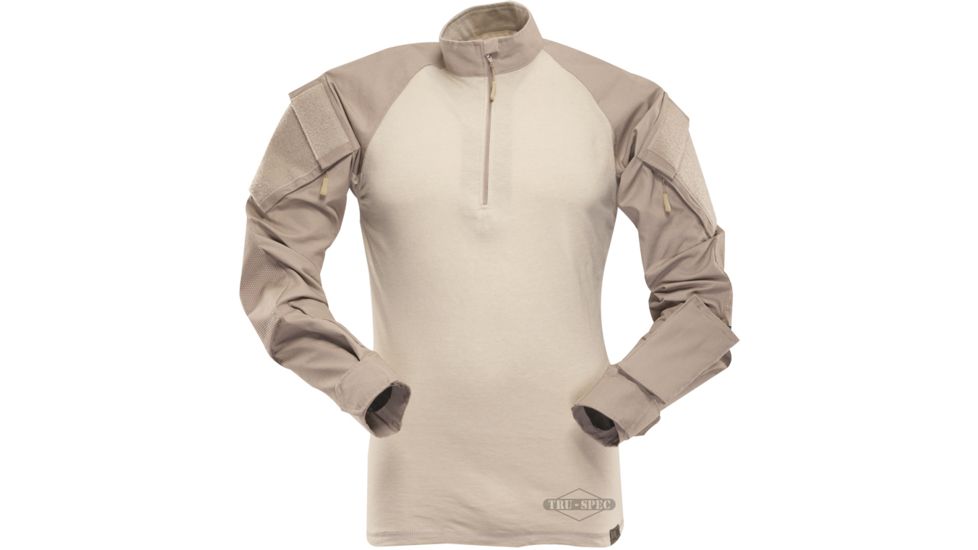 Tru-Spec Combat Tru Xtreme Shirt Kahki Nyco Rip Stop, Large, Regular 2582005