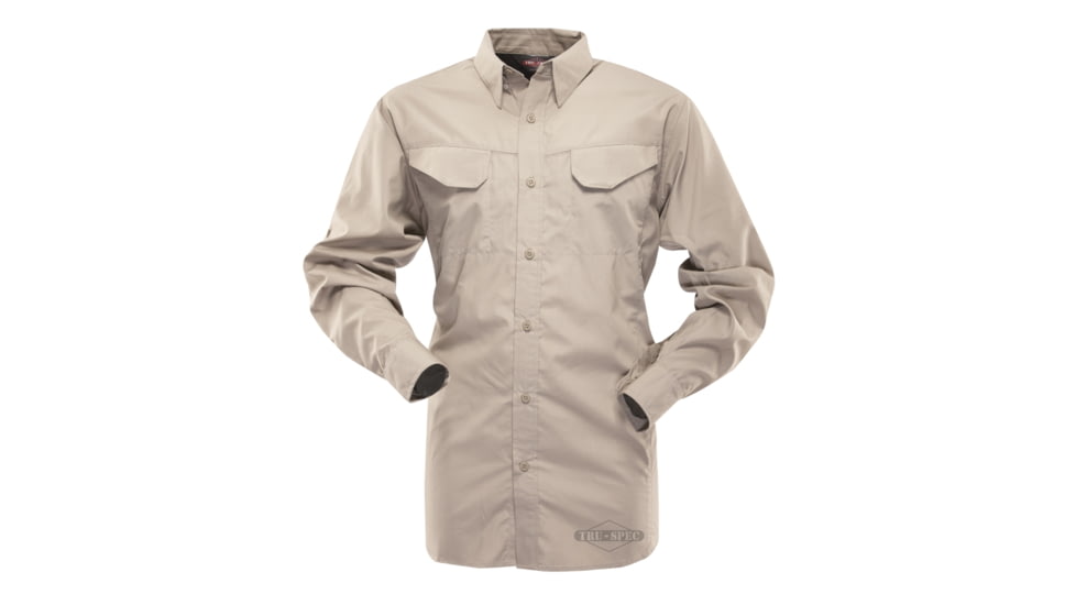 Tru-Spec 24-7 Gunny 65/35 Poly Cotton Field Shirt, Khaki, 2XL 3456007