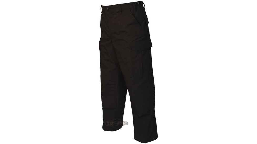 Tru-Spec Gen 1 Police Pants, 65/35 Poly/Co Rip, Black, 3XL, Regular 1995008