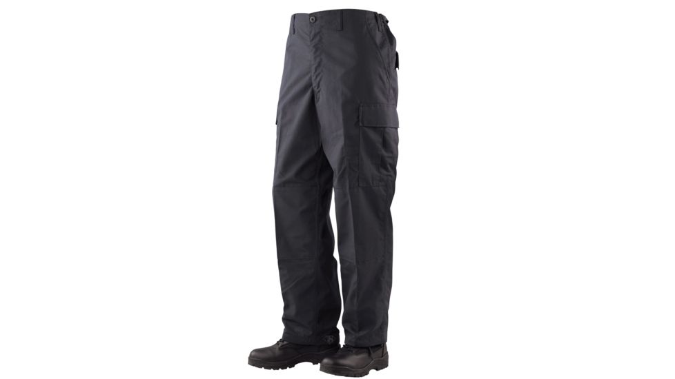 Tru-Spec Gen 1 Police Pants, 65/35 Poly/Co Rip, Black, 5XL, Regular 1995010