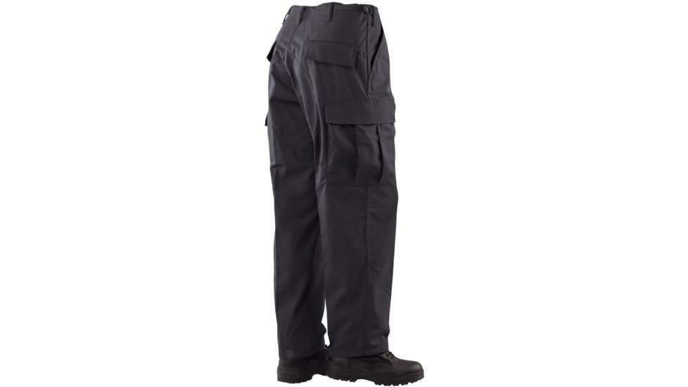 Tru-Spec Gen 1 Police Pants, 65/35 Poly/Co Rip, Black, 5XL, Regular 1995010