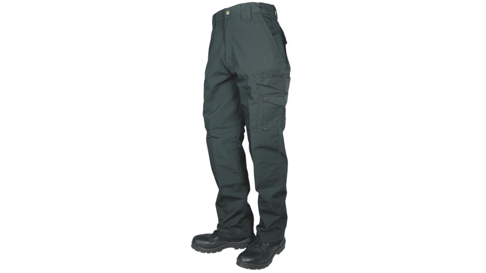 Tru-Spec Men's Original Tactical Pants - Unhemmed, 6.5oz. 65/35 Polyester/Cotton Rip-Stop, 24-7 Series, Spruce, 38, 1123087