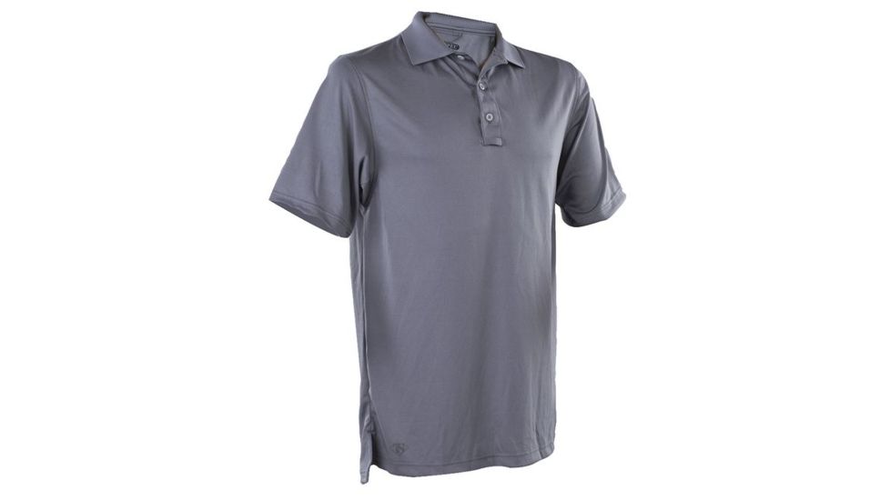 Tru-Spec Men's 24-7 Series Performance Polo Shirt, S/S, Steel Grey, 3XL 4552008